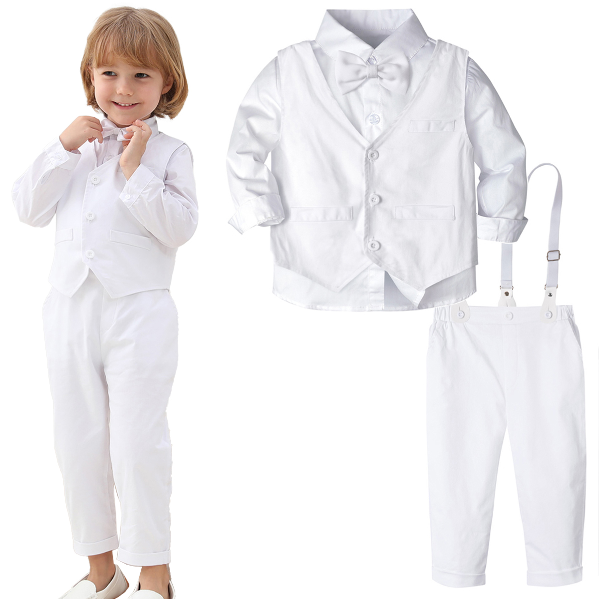 Baby Boy Suit Set Baptism - Baby Jongen Doop Outfit Peuter Doop