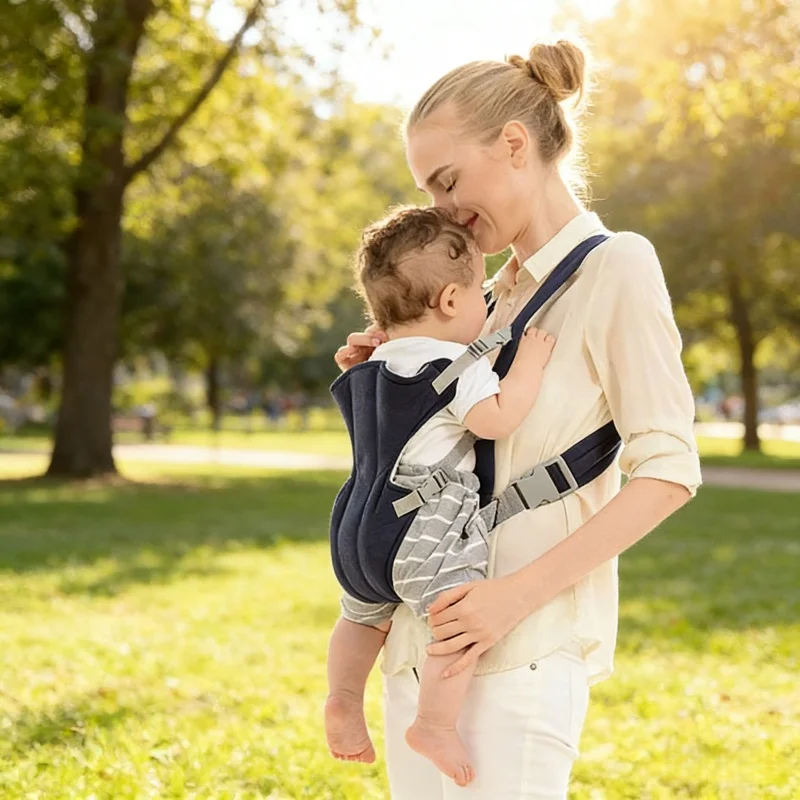 Ergonomic Baby Carrier Newborn To Toddler - Draagtas Draagbare ergonomische rugzak Pasgeboren tot