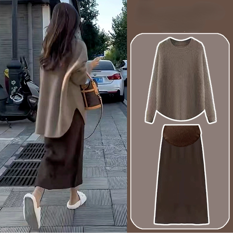 Maternity Wear - Zwangerschapskleding Herfst Winter Trui Half Body
