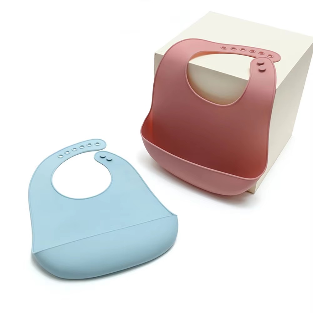 Waterproof Baby Bibs Silicone - 1 Stuk Voedselveilige Siliconen Baby Eet-slabbetjes