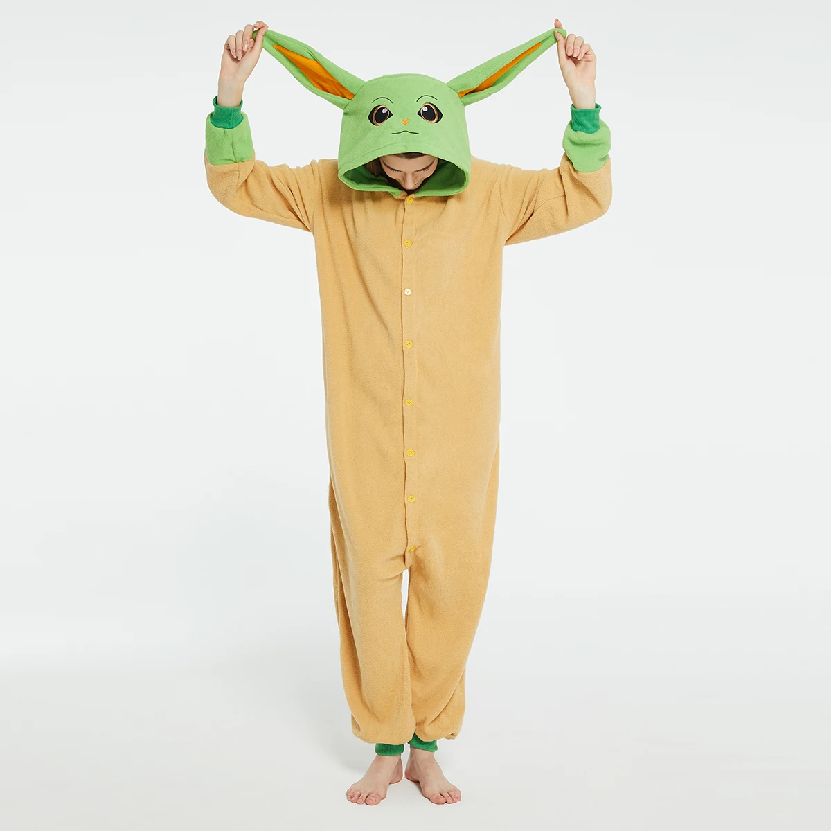 Volwassenen Yoda Baby Grogu On - Baby Clothes recensie en prijs