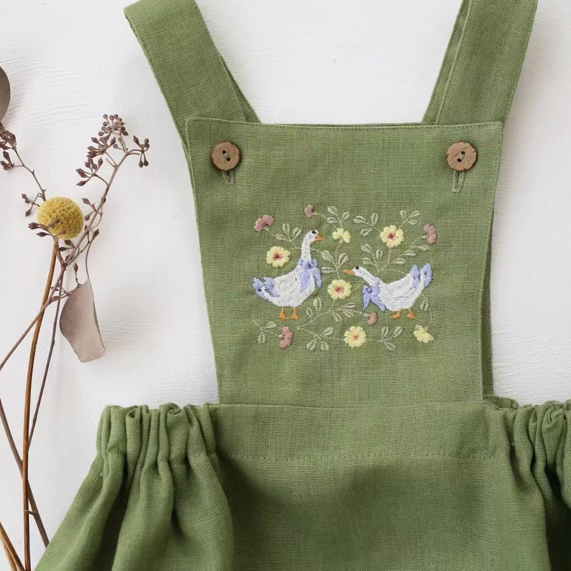 Landelijke stijl 2026 zomer ni - Baby Summer Linen Sleeveless Jumpsuit recensie en prijs