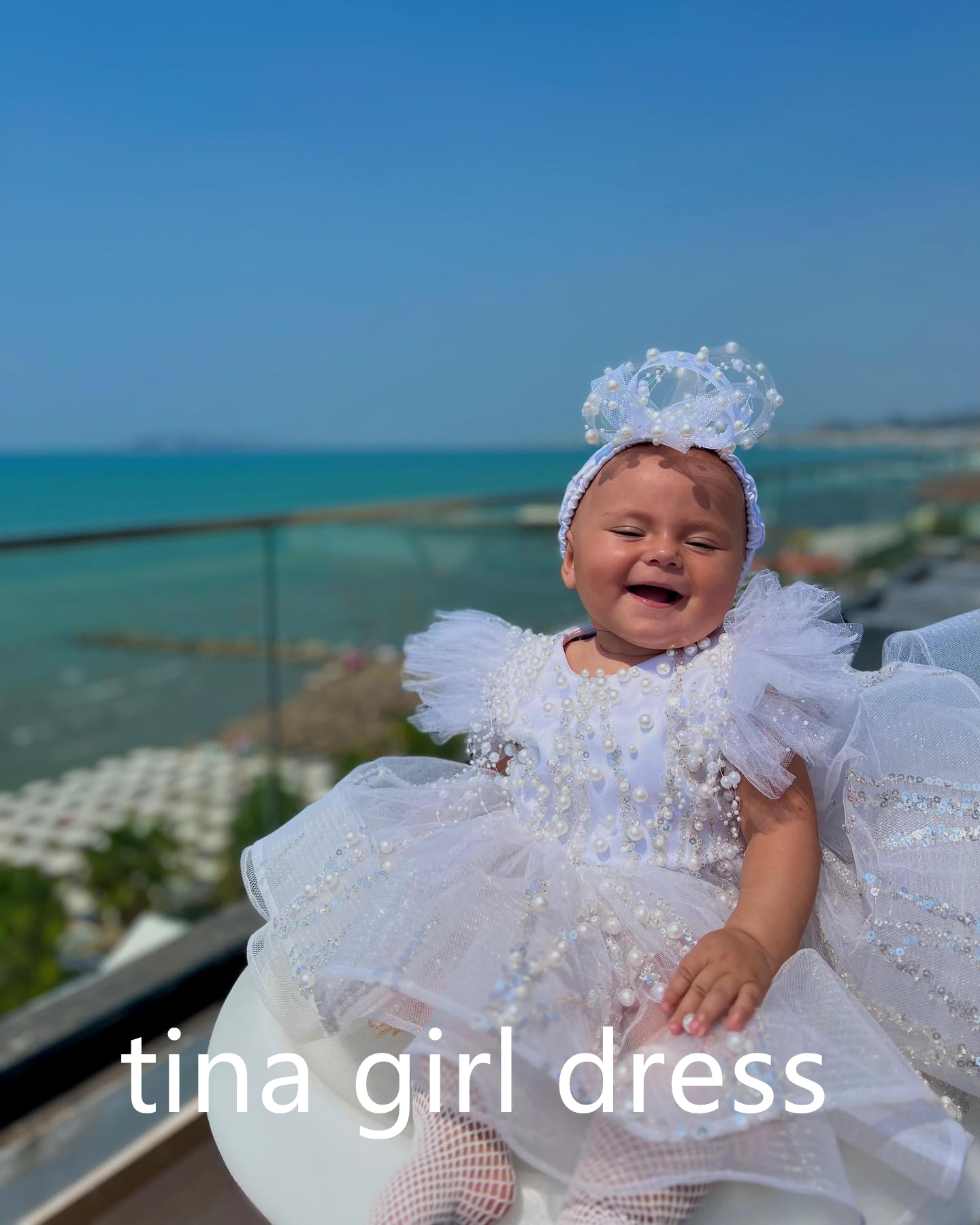Prinses Witte Bloemenmeisjesju - Toddler Girl Tulle Party Dress recensie en prijs