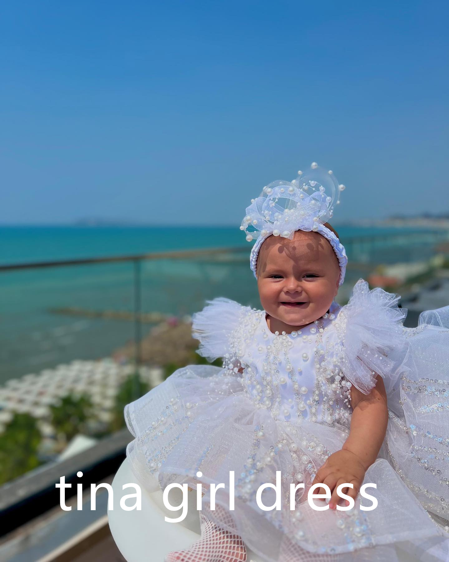 Prinses Witte Bloemenmeisjesju - Toddler Girl Tulle Party Dress recensie en prijs