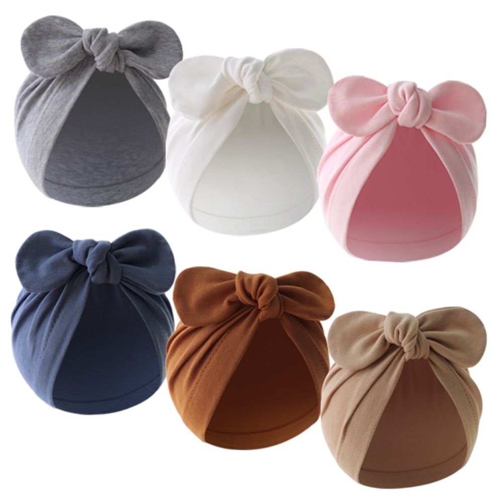 Leuke bloem knoop babymutsje e - Infant Beanie Hat With Ears recensie en prijs