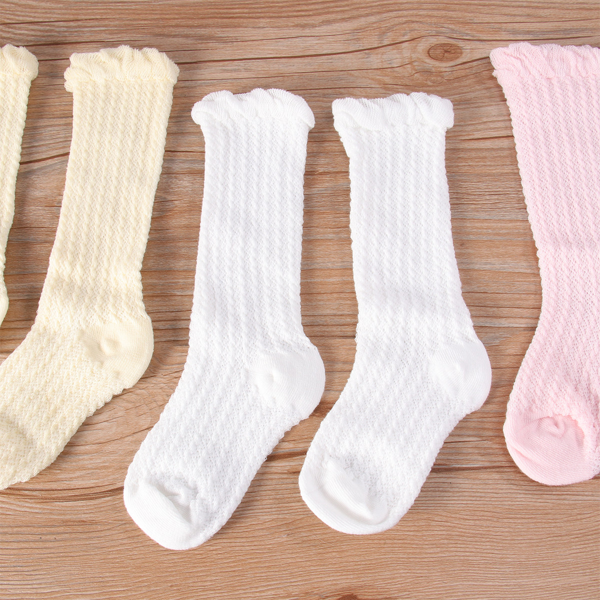 3 paar anti-muggen lange sokke - Unisex Baby Socks Non Slip recensie en prijs